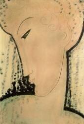 Female Head (Amedeo Modigliani) - Muzeo.com
