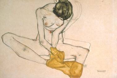 Female Nude (Egon Schiele) - Muzeo.com