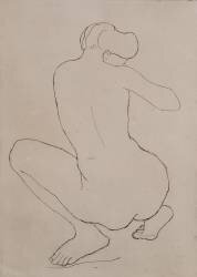 Femme Accroupie (etching) (Aristide Maillol) - Muzeo.com