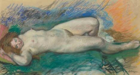 Femme nue couchée (Henri Lebasque) - Muzeo.com