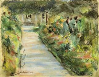 Flowering Garden (Max Liebermann) - Muzeo.com