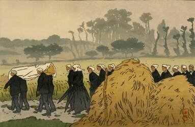 Funeral in Trestraou (Henri Rivière) - Muzeo.com