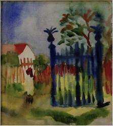 Gartentor (August Macke) - Muzeo.com