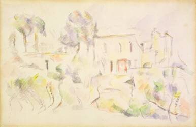 Group of Houses (Paul Cézanne) - Muzeo.com