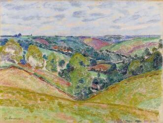 Heights of Crozant (Armand Guillaumin) - Muzeo.com