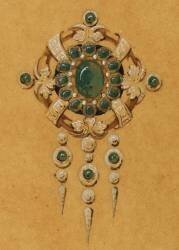 Jewellery brooch (Léon Rouvenat) - Muzeo.com