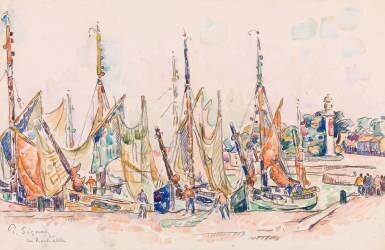 La Rochelle: Boats (Paul Signac) - Muzeo.com