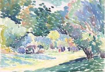 Landscape (Henri-Edmond Cross) - Muzeo.com