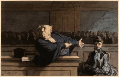 Le Défenseur (Honoré Daumier) - Muzeo.com
