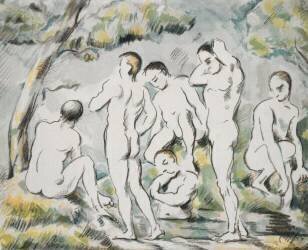 Les Baigneurs (Paul Cézanne) - Muzeo.com