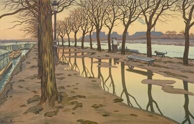 L'Ile aux cygnes (Henri Rivière) - Muzeo.com