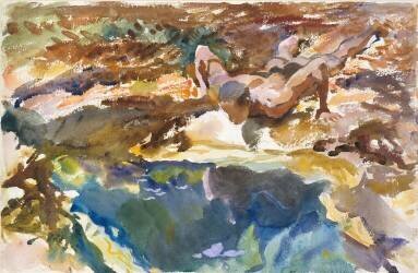 Man and Pool (John Singer Sargent) - Muzeo.com