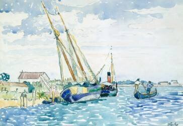 Marine Scene (Henri-Edmond Cross) - Muzeo.com