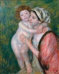 Mother and Child (Mary Cassatt) - Muzeo.com