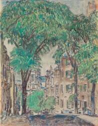 Mount Vernon Street (Childe Hassam) - Muzeo.com