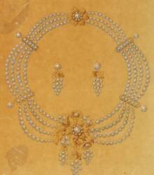 Necklace and earrings (Léon Rouvenat) - Muzeo.com