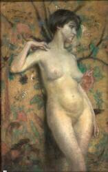Nude against Screen (Alice Pike Barney) - Muzeo.com