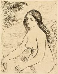 Nude bather (Auguste Renoir) - Muzeo.com