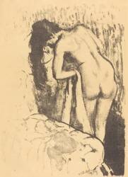 Nude Woman Standing (Edgar Degas) - Muzeo.com
