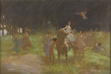 Nymphs and fauna (Albert Cresswell) - Muzeo.com