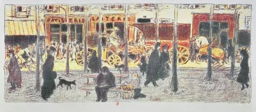 Parisian Boulevard (Pierre Bonnard) - Muzeo.com