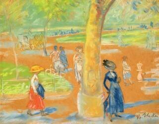Park (William James Glackens) - Muzeo.com
