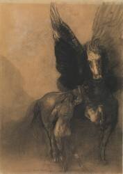 Pegasus and Bellerophon (Odilon Redon) - Muzeo.com