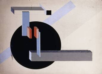 Proun n°89 (Kilmansvaria) (Eliezer Lissitzky) - Muzeo.com