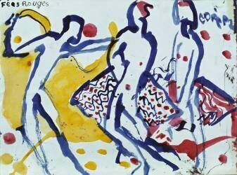 Red Fairies (Louis Soutter) - Muzeo.com