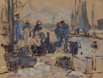 Retour de pêcheurs (Eugène Boudin) - Muzeo.com