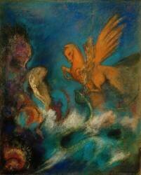 Roger and Angelika (Odilon Redon) - Muzeo.com