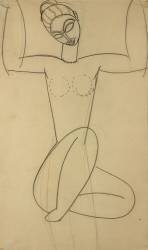 Seated Caryatid (Amedeo Modigliani) - Muzeo.com
