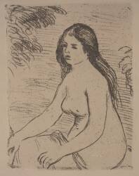 Femme nue assise (Auguste Renoir) - Muzeo.com