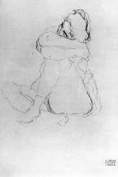 Seated Woman (Gustav Klimt) - Muzeo.com