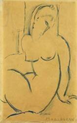 Seated Woman (Amedeo Modigliani) - Muzeo.com