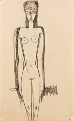 Standing Nude (Amedeo Modigliani) - Muzeo.com
