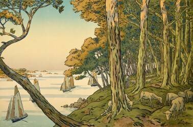 Summer evening (Henri Rivière) - Muzeo.com