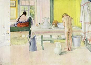 Summer Morning (Carl Larsson) - Muzeo.com