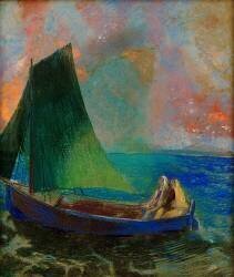 The barque (Odilon Redon) - Muzeo.com