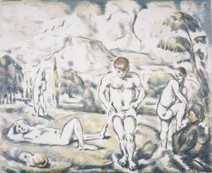 The Bathers (Paul Cézanne) - Muzeo.com