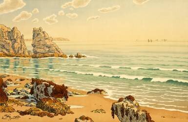 The Beach (Henri Rivière) - Muzeo.com