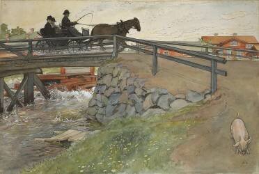 The Bridge (Carl Larsson) - Muzeo.com
