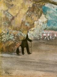 The Curtain (Edgar Degas) - Muzeo.com