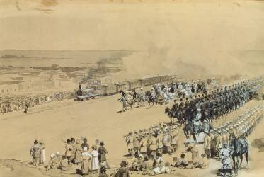 The First Train (Constantine Savitski) - Muzeo.com