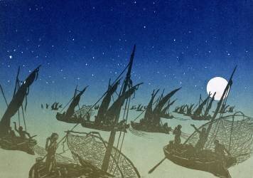 The Fishermen (Henri Rivière) - Muzeo.com