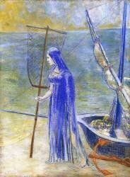 The Fisherwoman (Odilon Redon) - Muzeo.com
