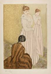 The Fitting (Mary Cassatt) - Muzeo.com