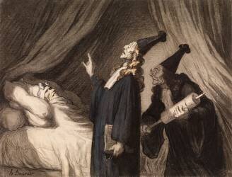 The Imaginary Invalid (Honoré Daumier) - Muzeo.com