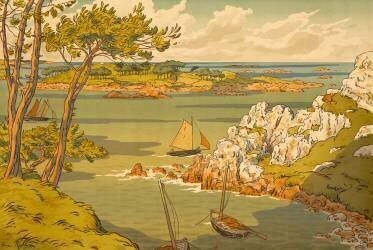 The island (Henri Rivière) - Muzeo.com