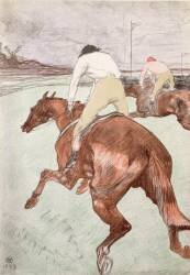 The Jockey (Henri de Toulouse-Lautrec) - Muzeo.com